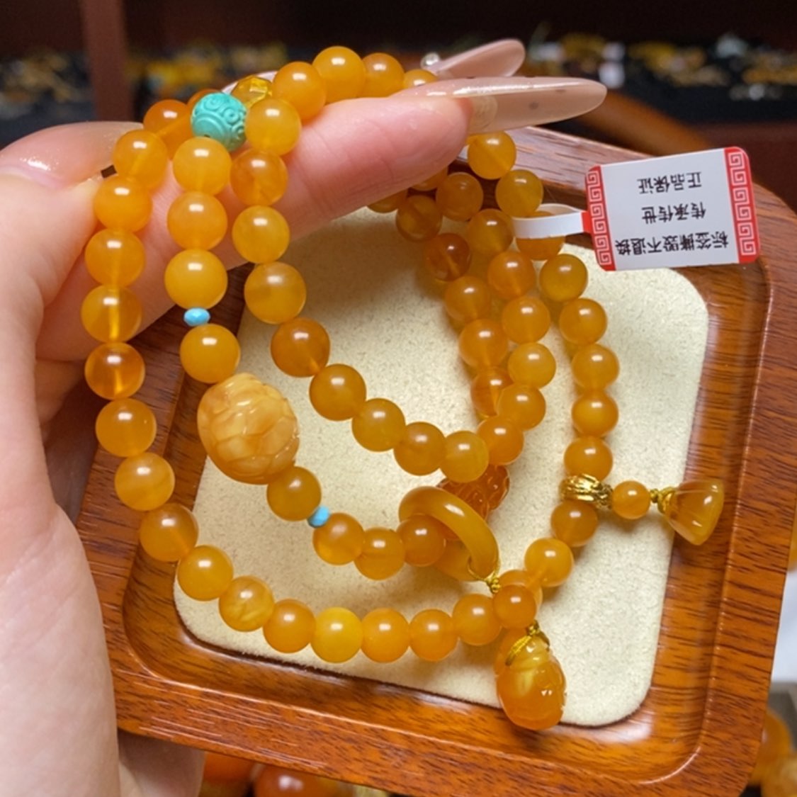 【闪购商品】蜜蜡手链未镶嵌手串