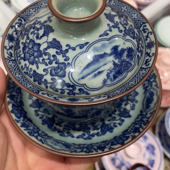 陶瓷摆件景德镇陶瓷主人杯123444