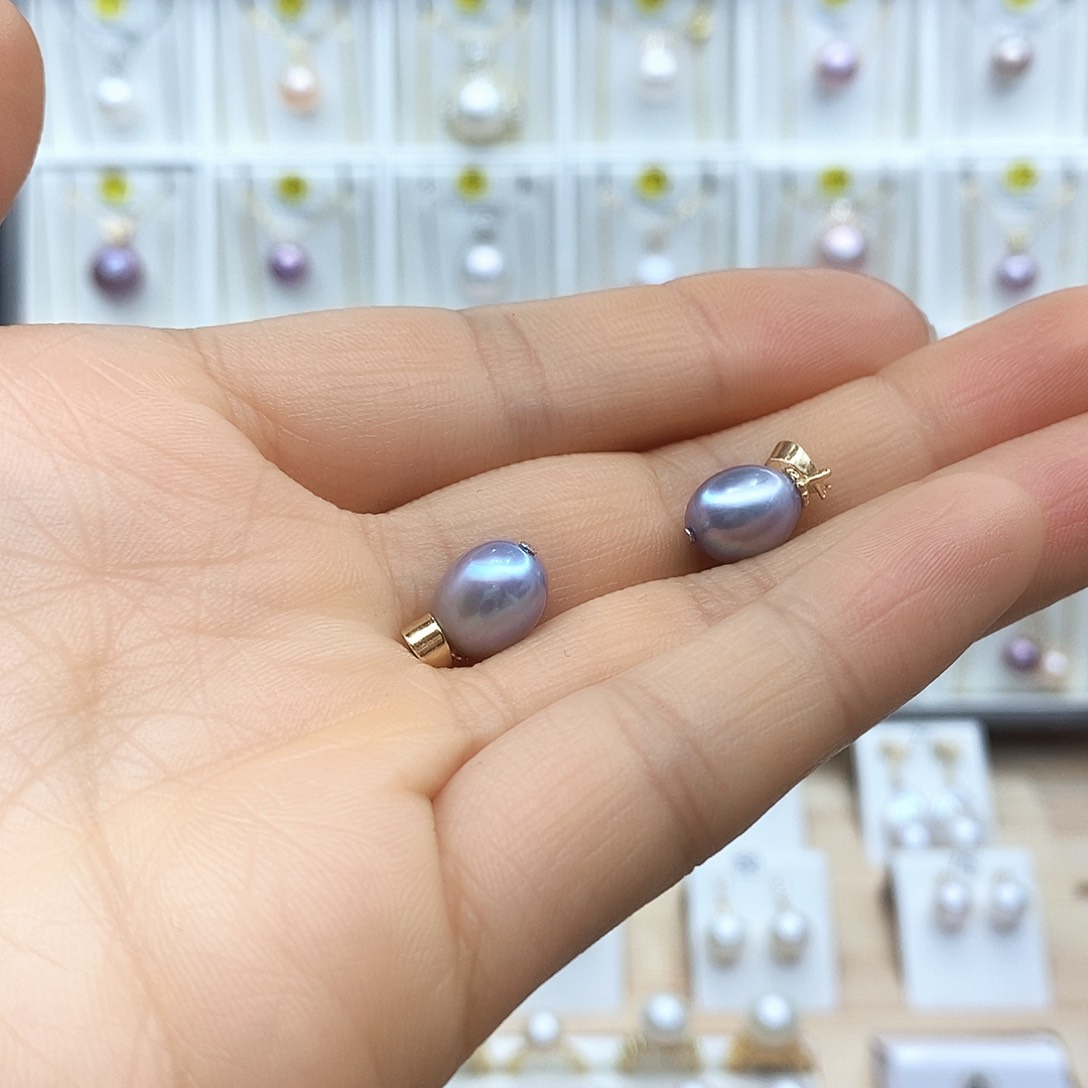 淡水珍珠吊坠(不含链)合金