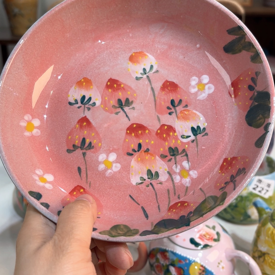 景德镇手绘高温釉下彩陶瓷茶具