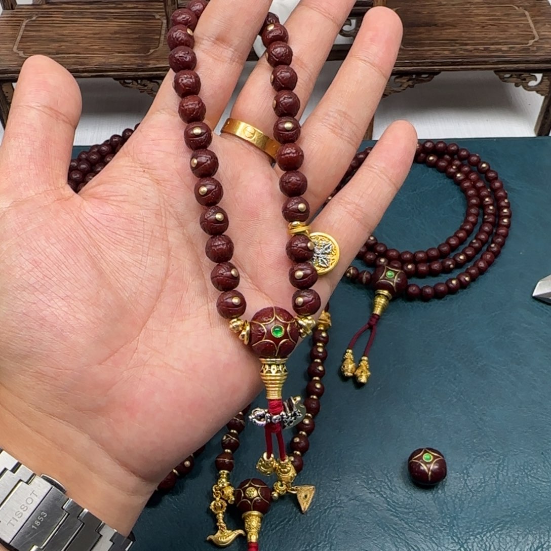 筱***汐凤眼菩提吊坠凤眼金钉手持9简配