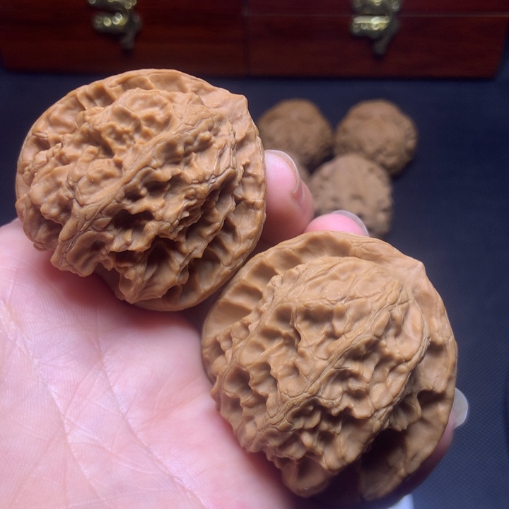 文玩核桃吊坠D文玩核桃梨木台45
