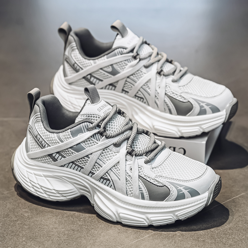 时尚休闲鞋运动鞋编制低帮薄款潮流韩版老爹鞋鞋子