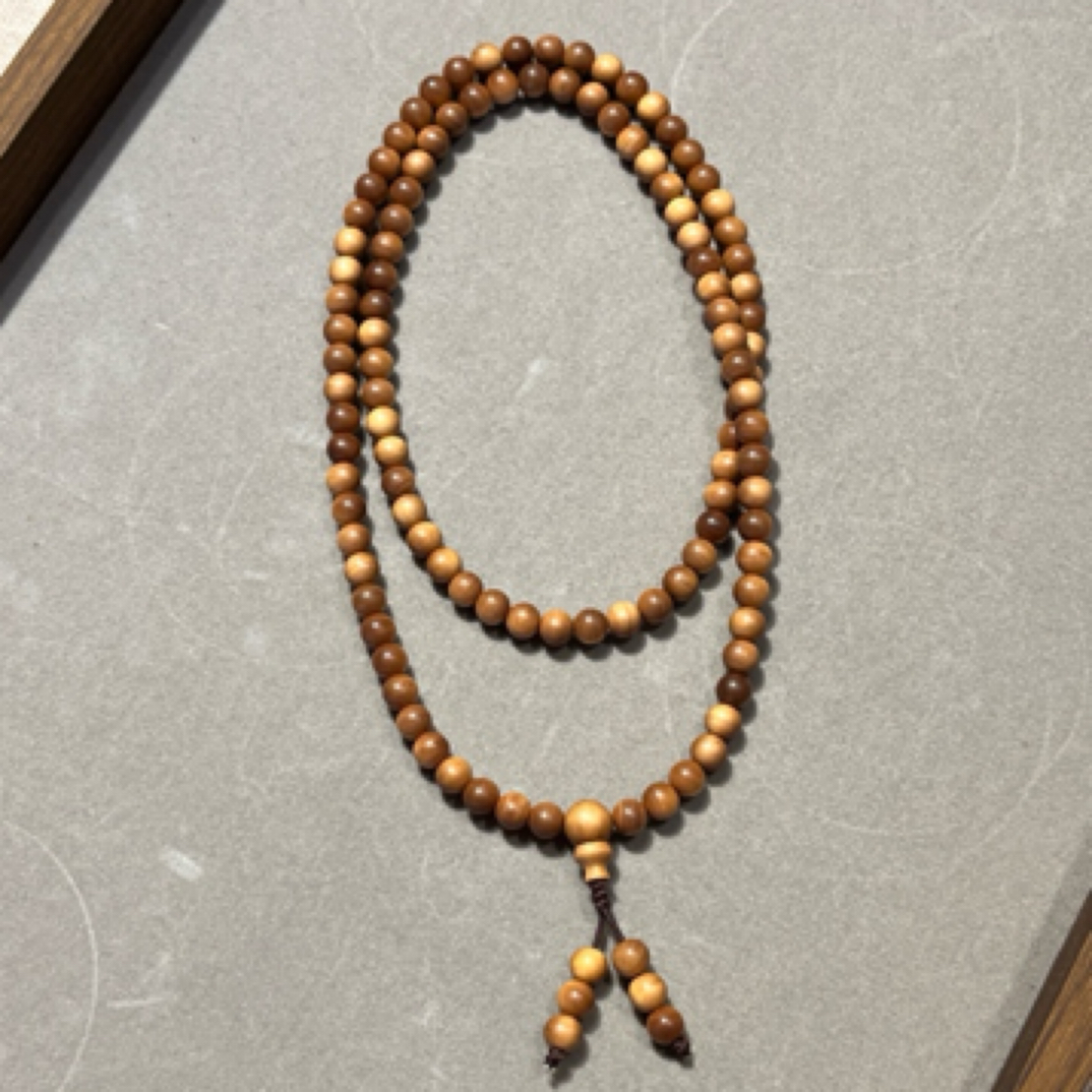印度正区老山檀手串多圈【0.6*108】焦糖香