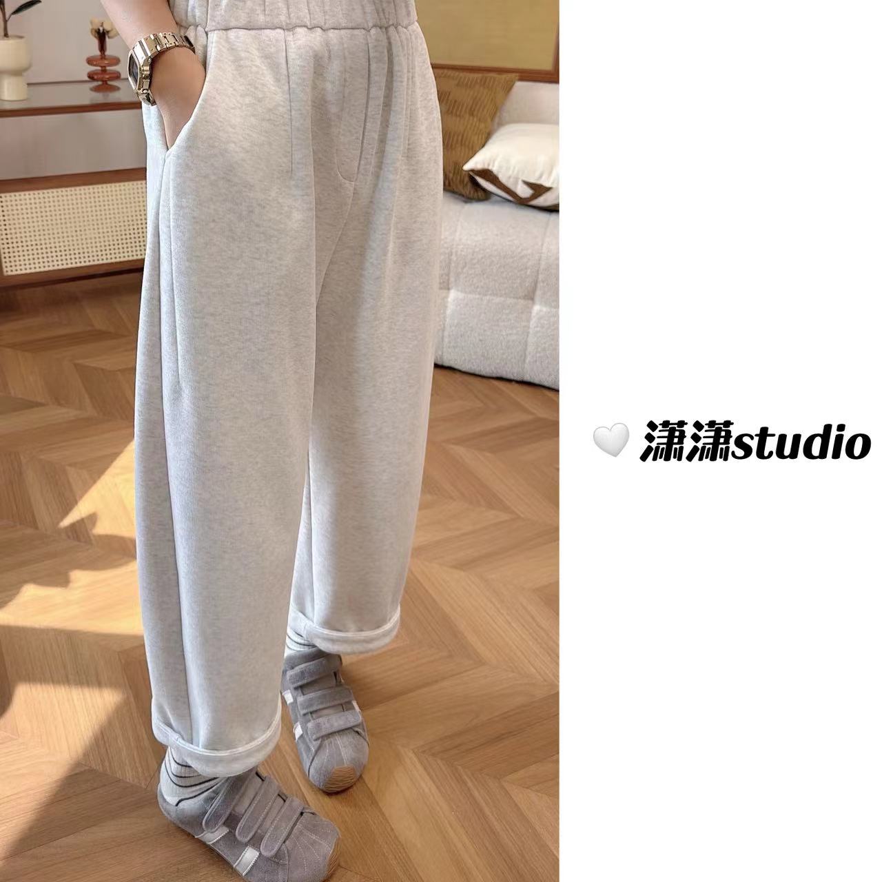 【加绒哈伦卫裤】【不挑腿】【超百搭】【超显瘦】潇潇自制哈伦卫裤XJ0070