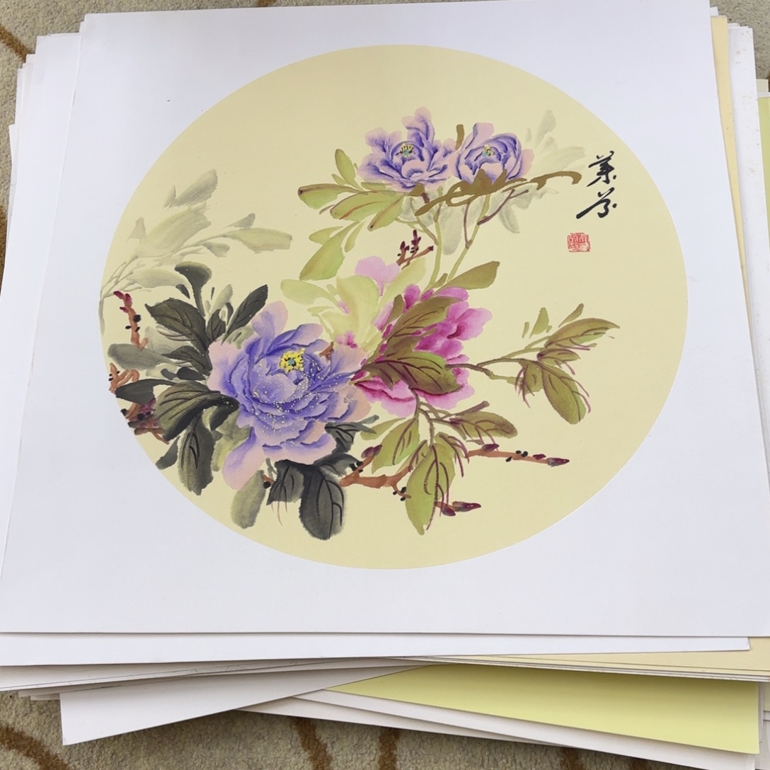 国画国画老师作品刘