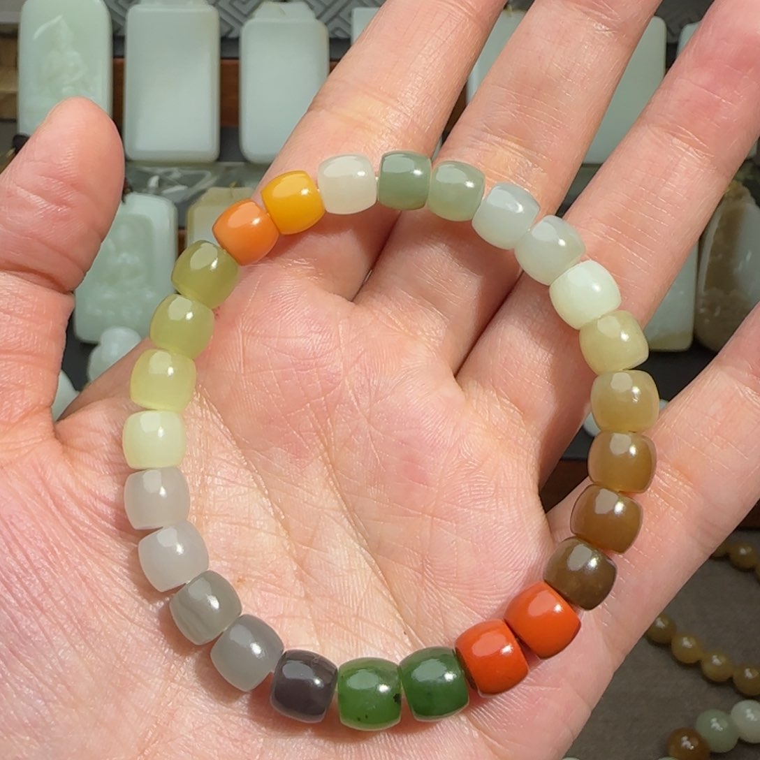 和田玉手链未镶嵌