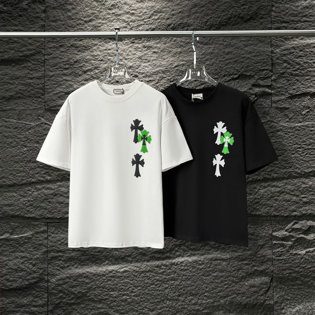 【威】A18238新款上新男女同款潮流暗纹百搭短袖