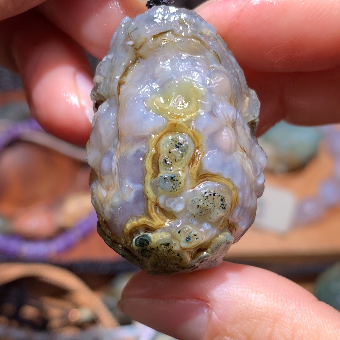 未镶嵌玛瑙/玉髓珠宝半成品