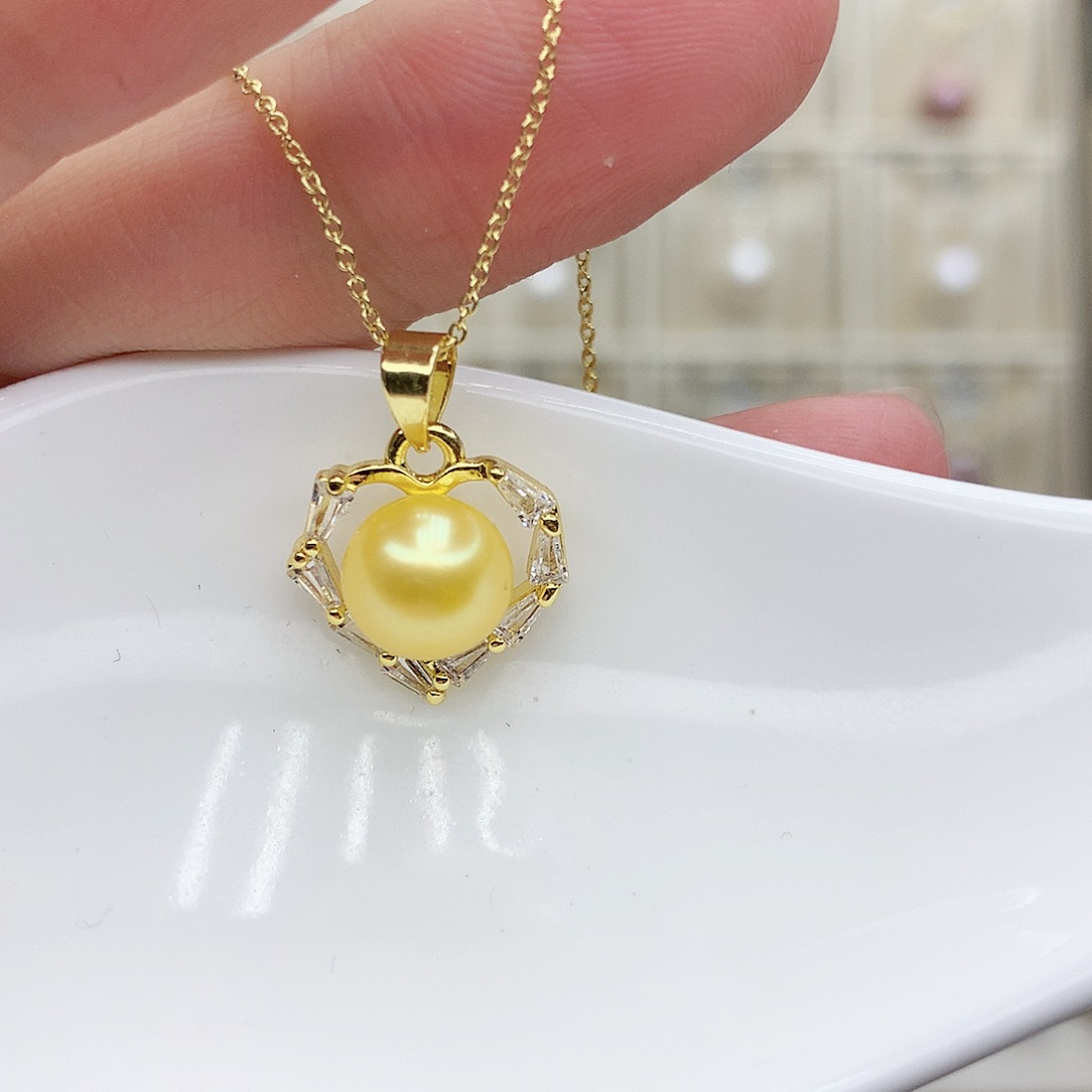 淡水珍珠颈饰合金