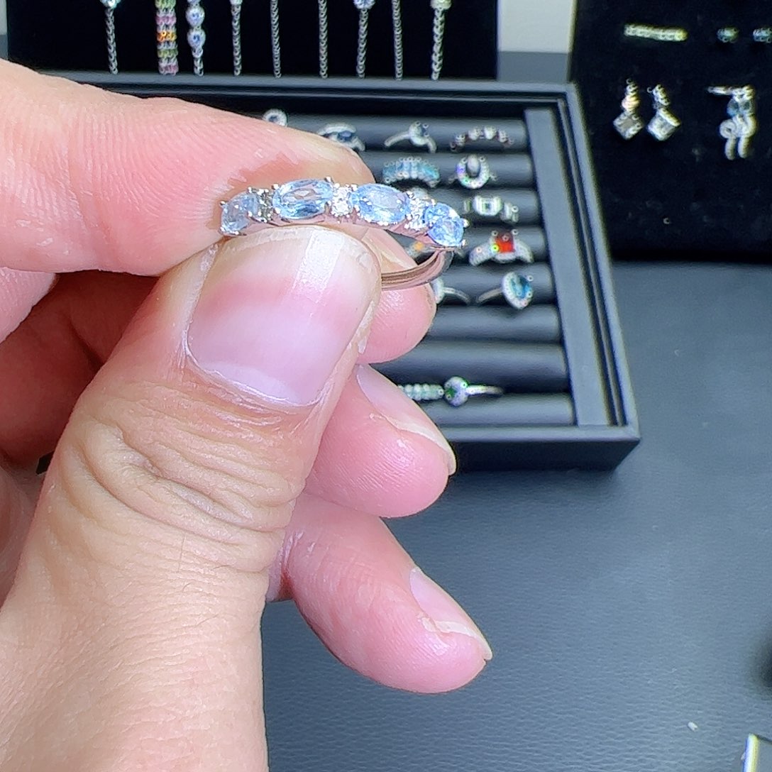 紫晶珠宝半成品银S925镶嵌
