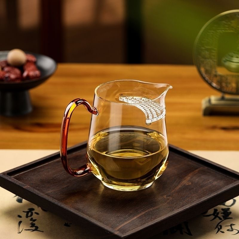 丰然月牙公杯茶漏一体大容量绿茶泡茶过滤分茶器