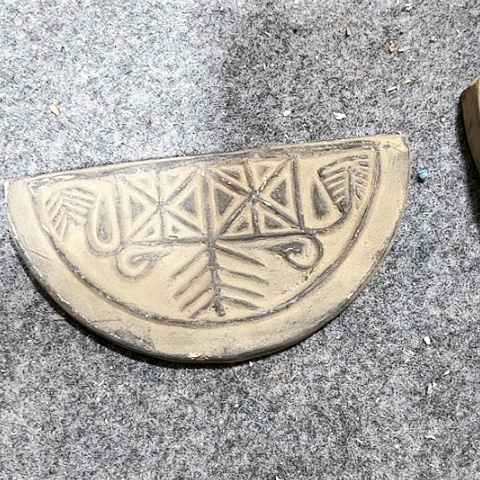 瓦当摆件摆件茶桌茶台陶瓷