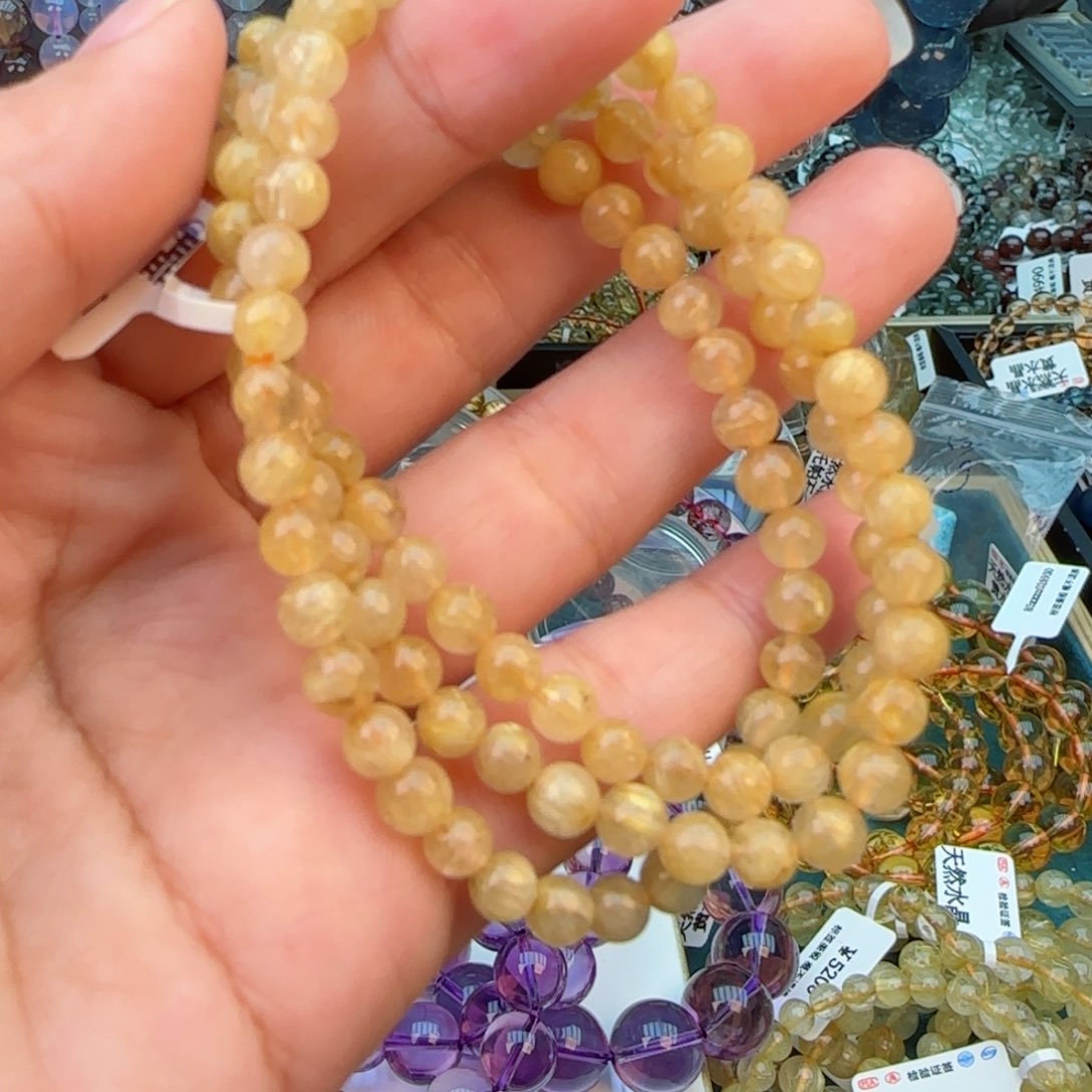 水晶手链未镶嵌手串