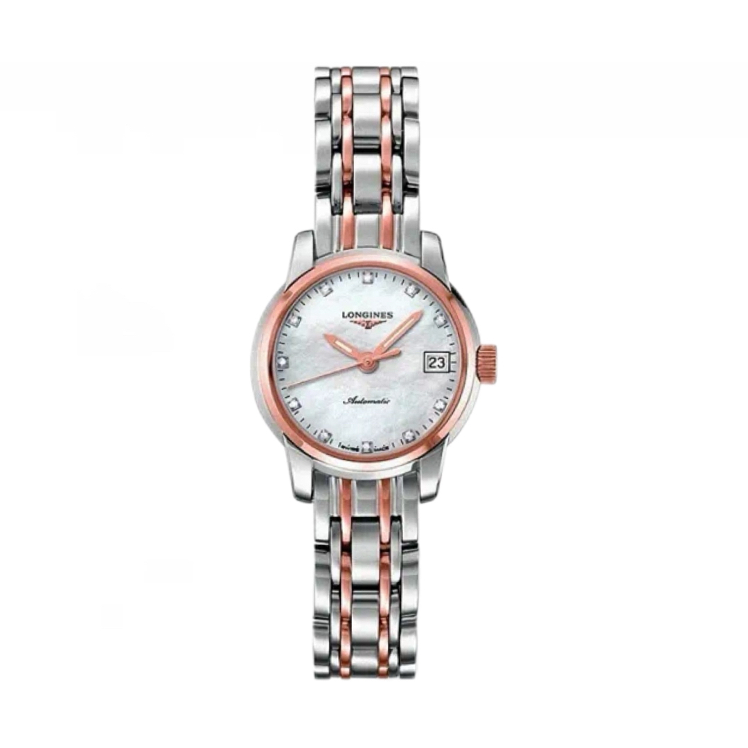 95新 Longines/浪琴 亚虎/索伊米亚机械女表/26mm/全套