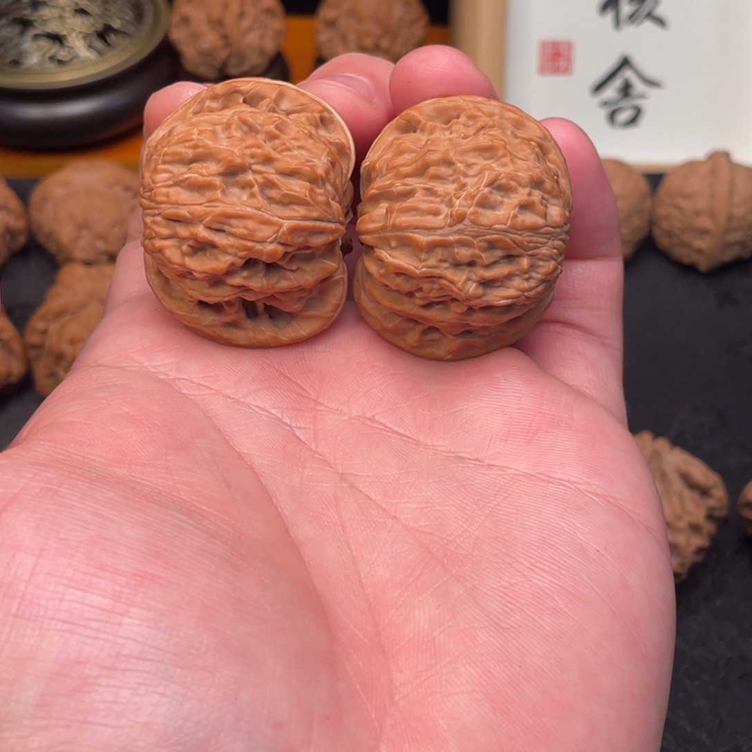 文玩核桃吊坠41磨盘
