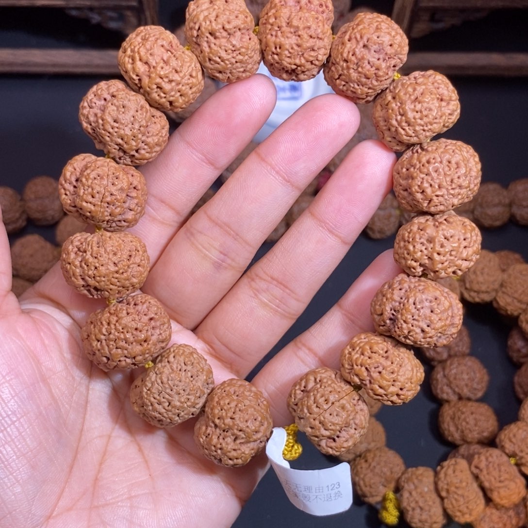 金刚菩提手串夹板菠萝蜜21mm