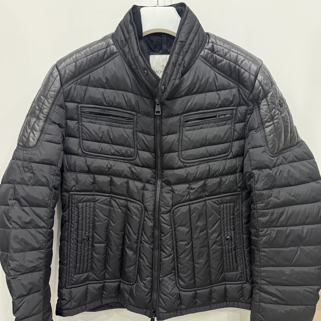未使用 MONCLER /6码/黑色羽绒服