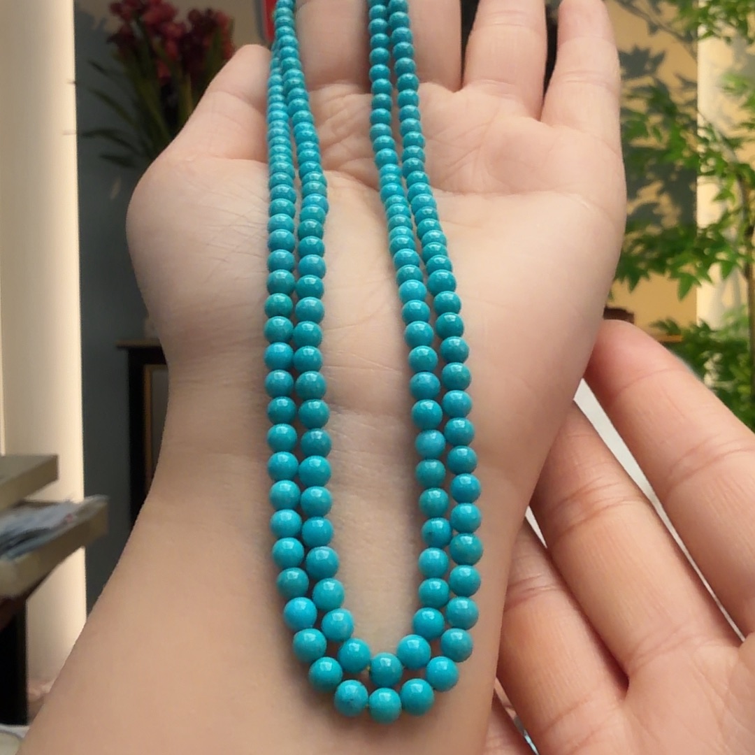 绿松石未镶嵌颈饰