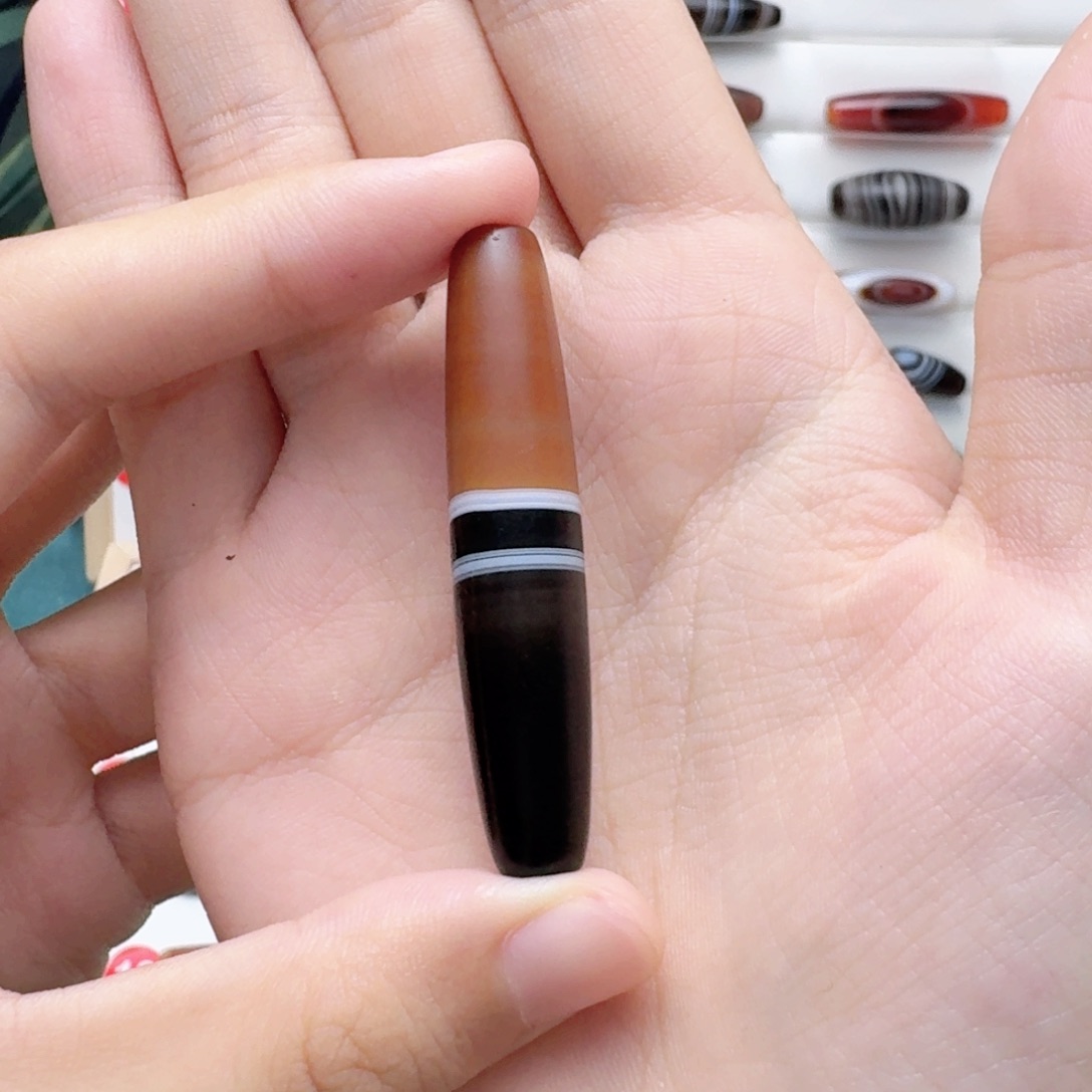 雨***鱼玛瑙/玉髓吊坠未镶嵌1