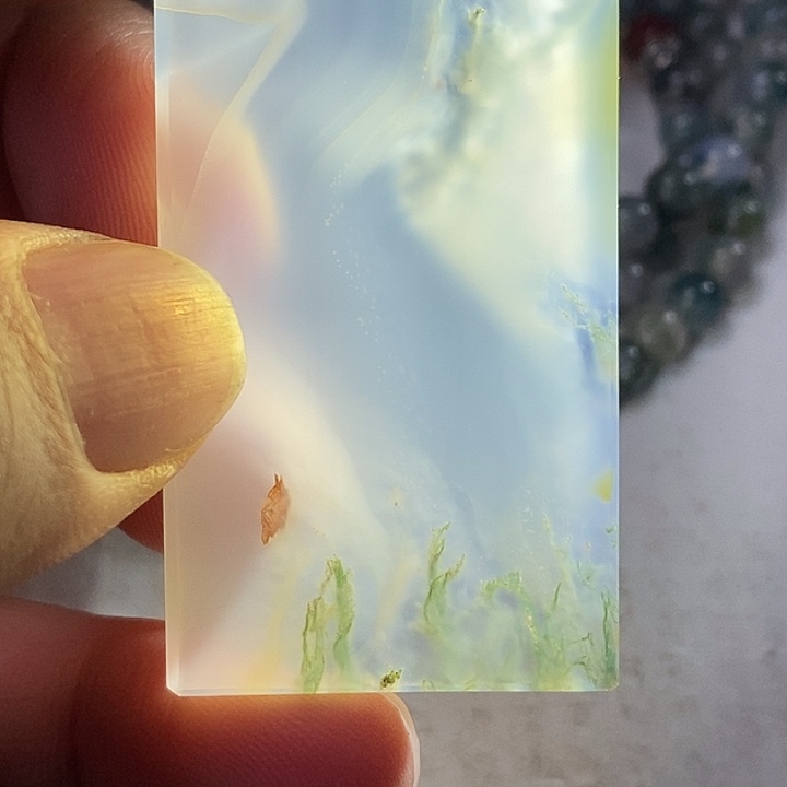 正***哥玛瑙/玉髓未镶嵌颈饰