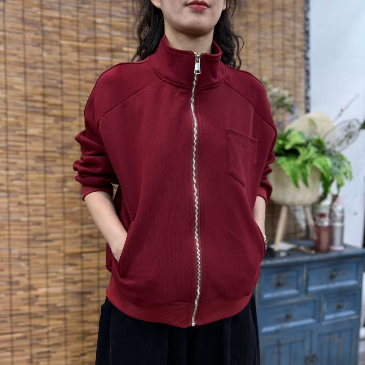 9061春季新款休闲减龄显瘦长袖卫衣外套