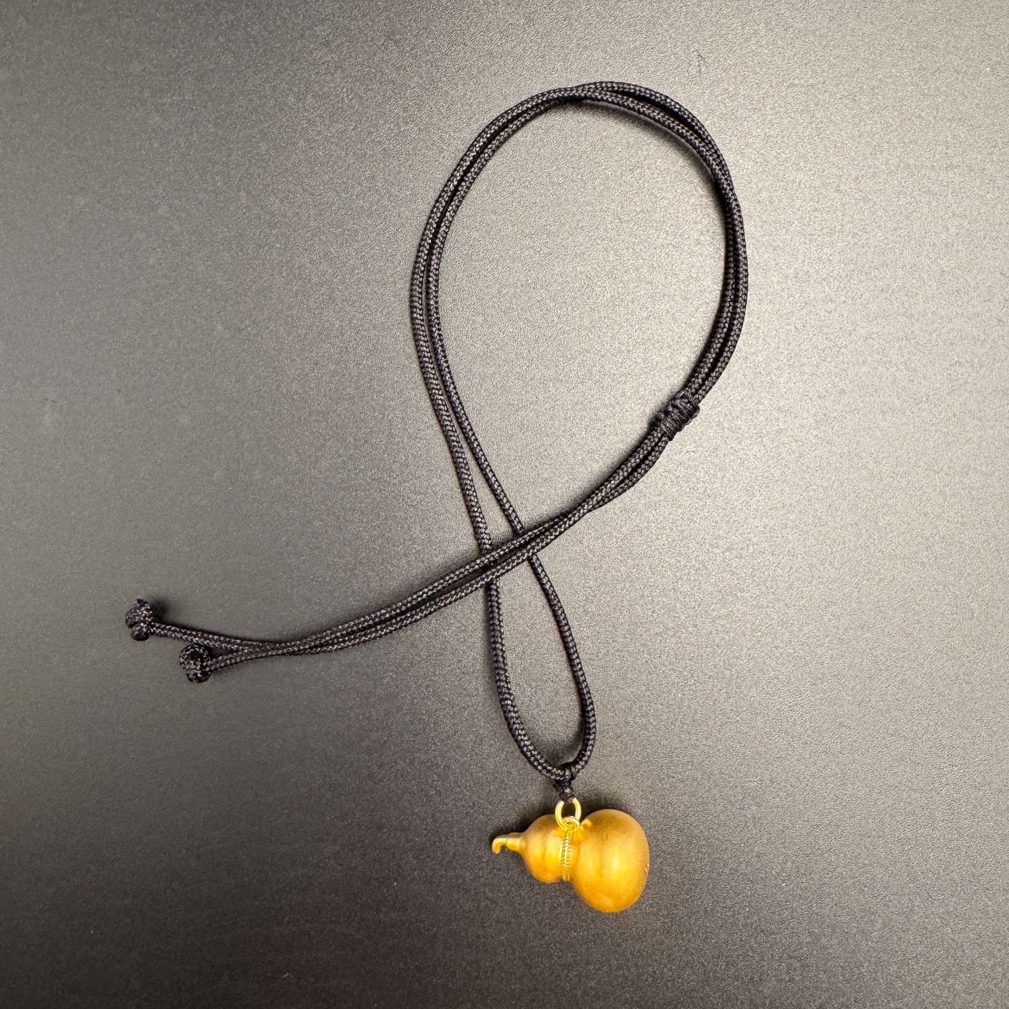 足金999黄金古法工艺福禄葫芦吊坠