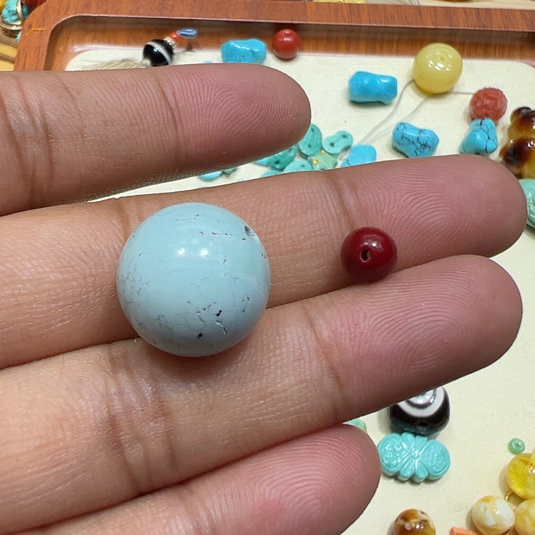 南红玛瑙未镶嵌颈饰