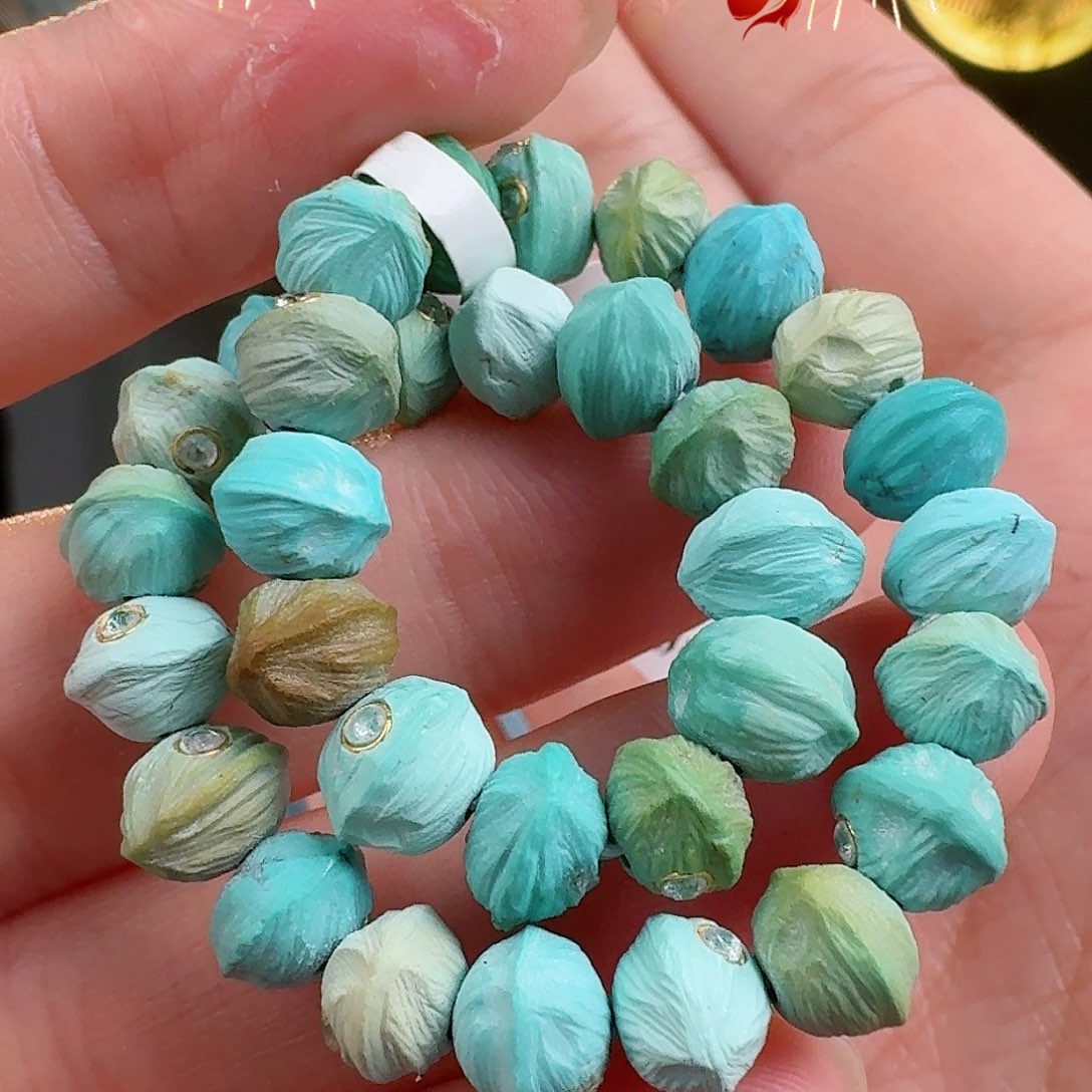 绿松石珠宝奇石未镶嵌