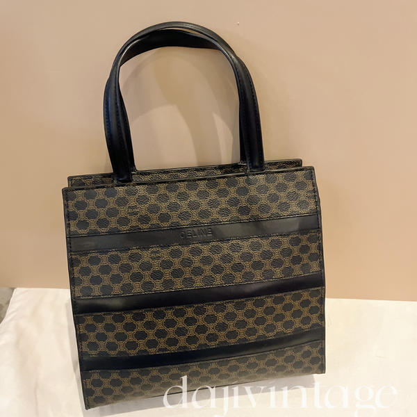 95新 GUCCI/古驰 大吉中古/Celine黑老花手提包