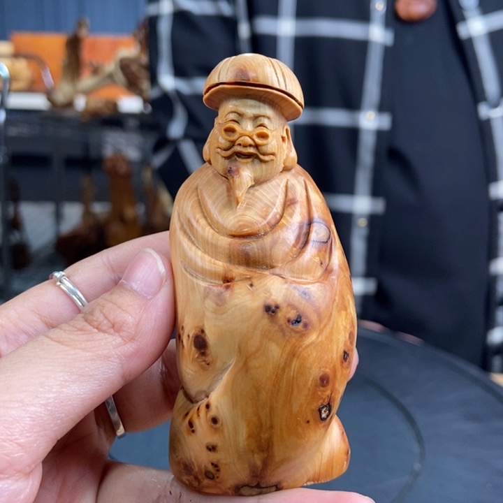 柏木（崖柏）手把件