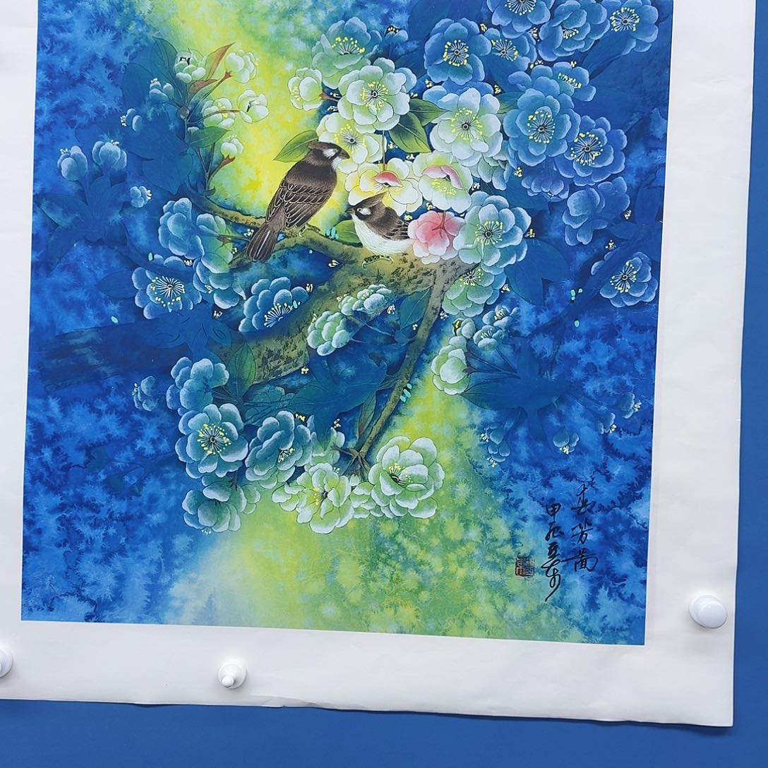 国画多次参加全国美展及