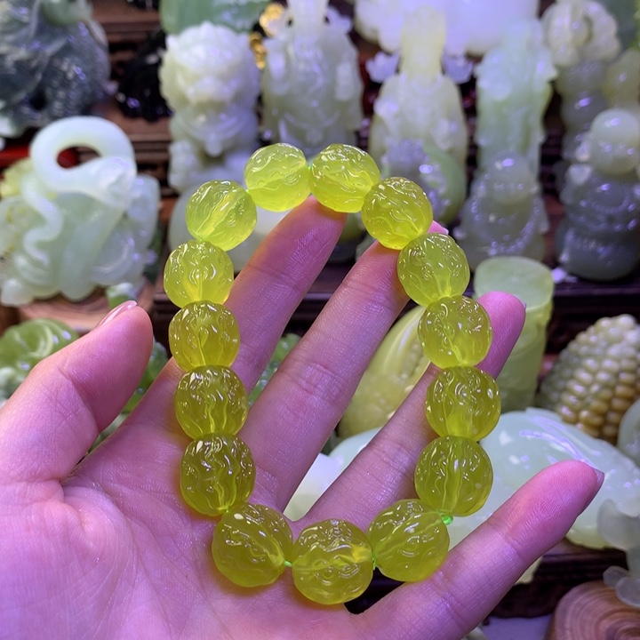 岫玉未镶嵌手串手串