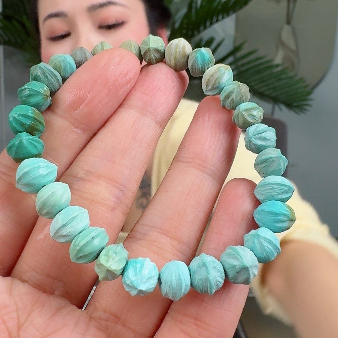 绿松石珠宝奇石未镶嵌