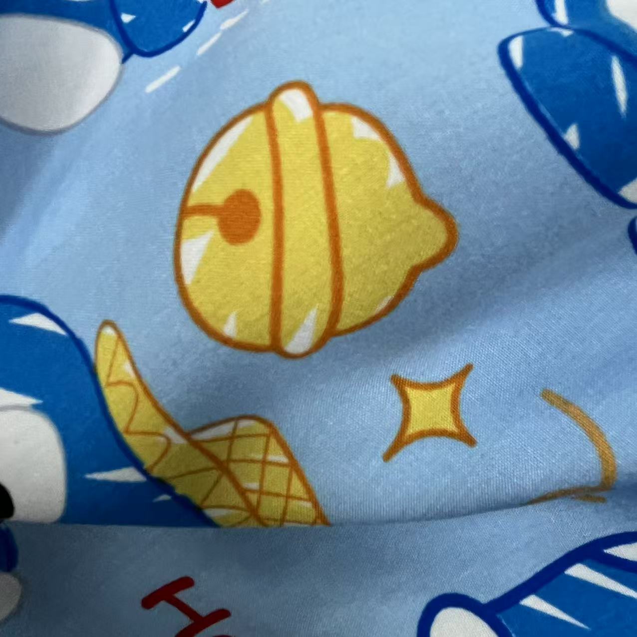 【绒兰】袋鼠国订单! 棉绸布料莱赛尔升级款 232号  铃铛 -猫