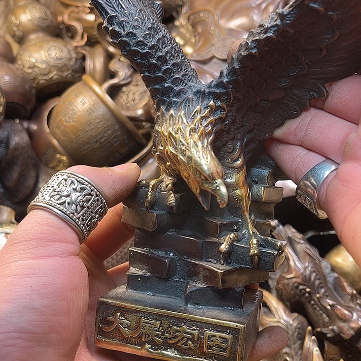 橙***?铜器摆件家居摆件