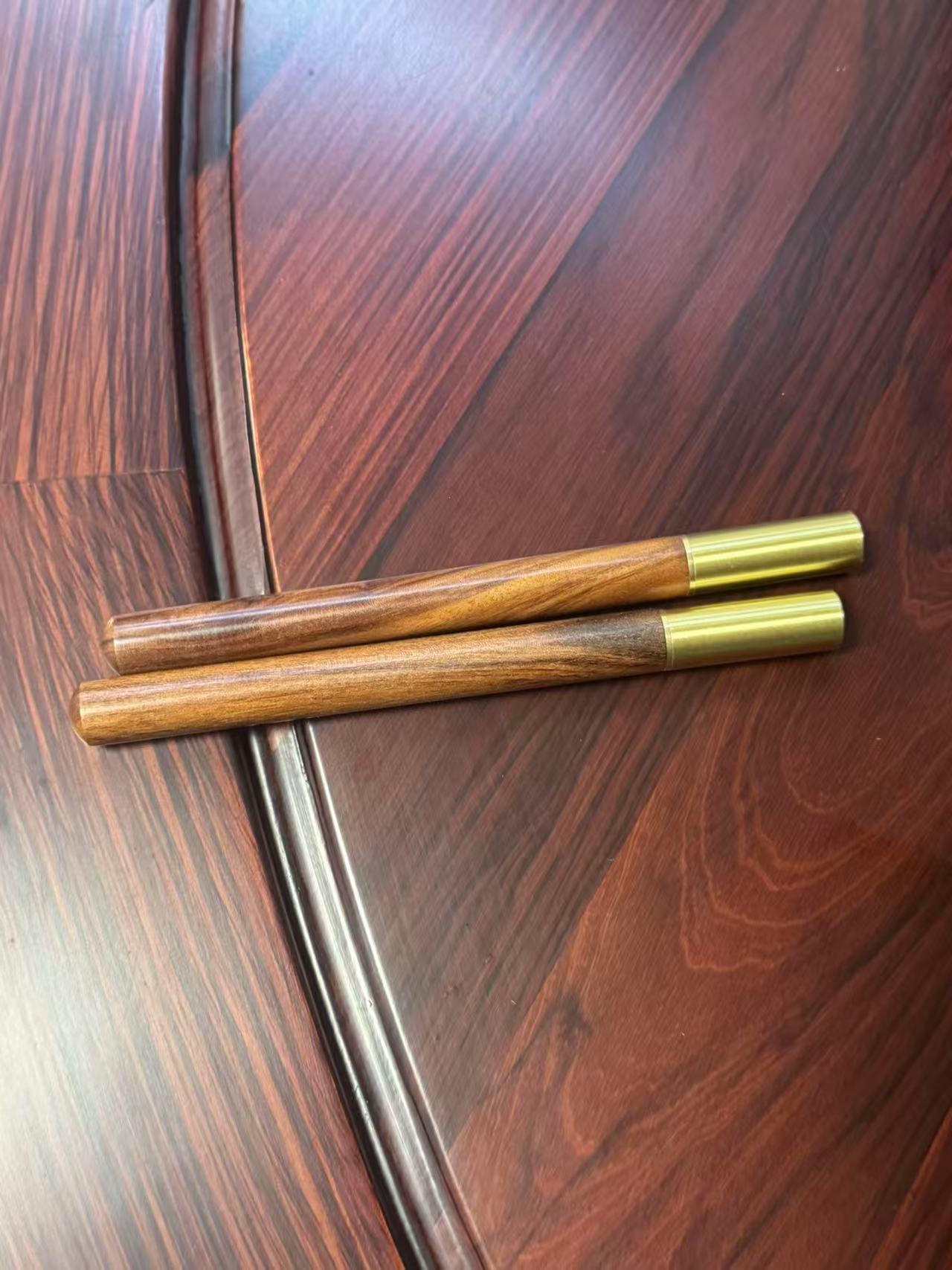 [拍一发二]高档黄铜花梨木红木签字笔金属商务礼品复古简约高级
