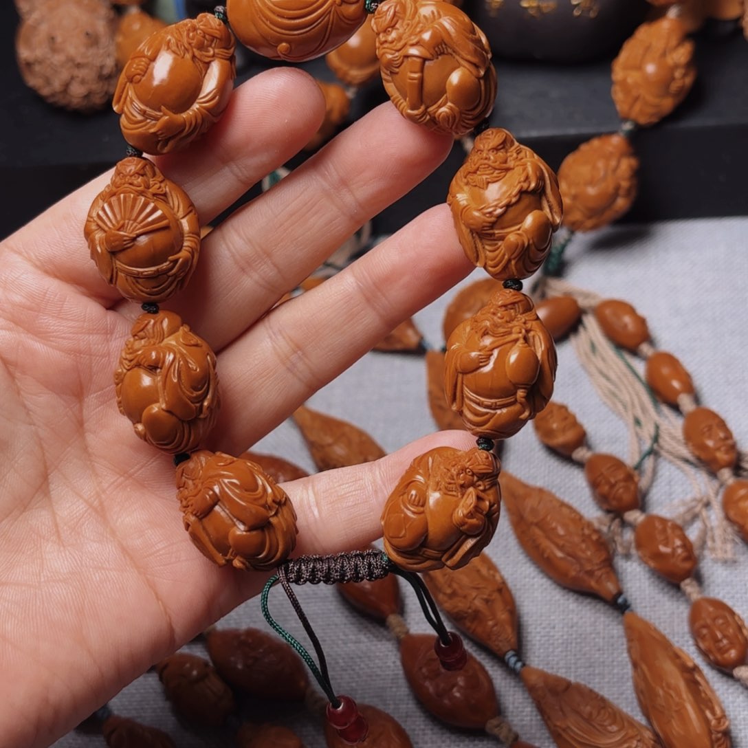 橄榄核手串/手链钟馗