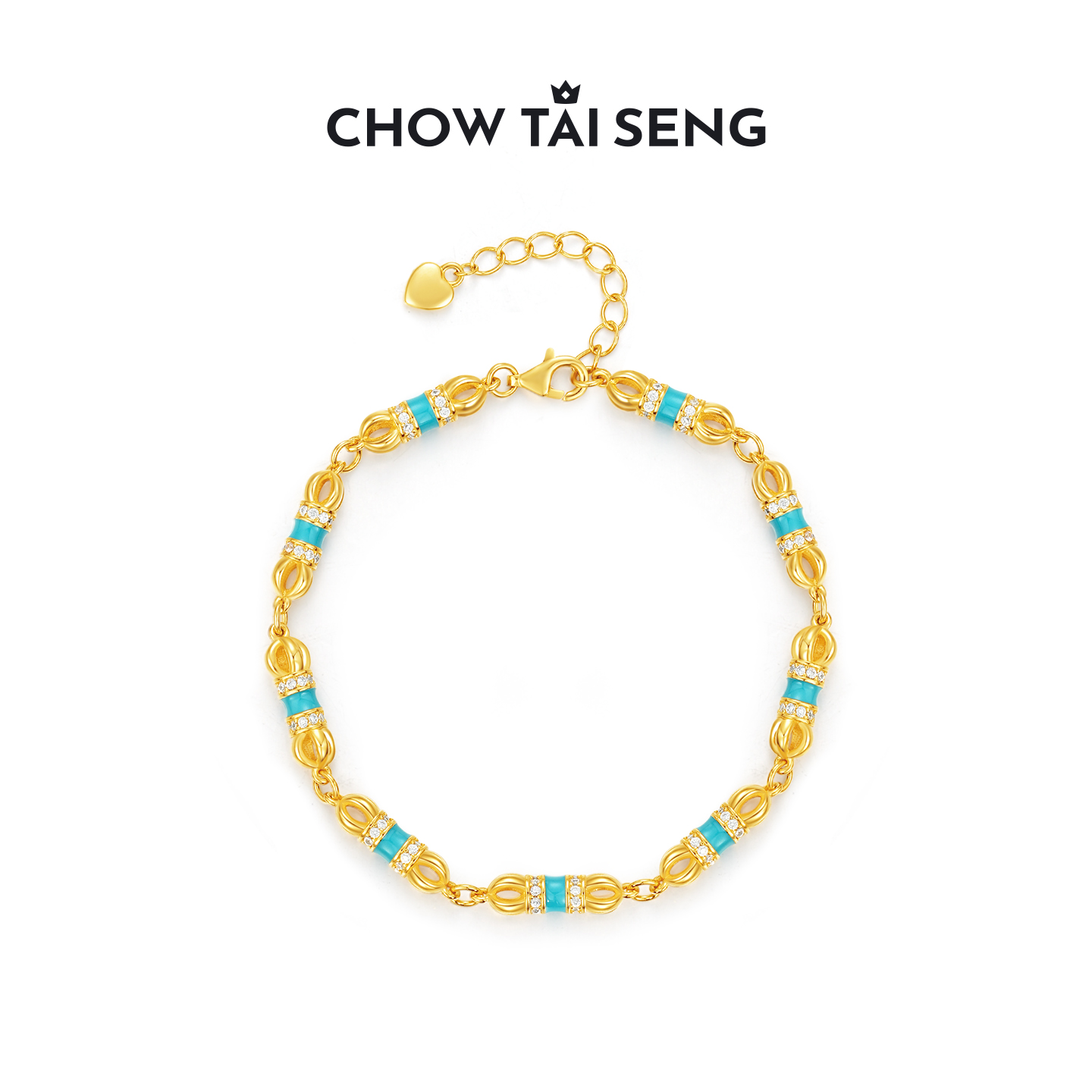 Chow Tai Seng/周大生 吉运宝杵手串高级新中式礼物S0WA00568CH