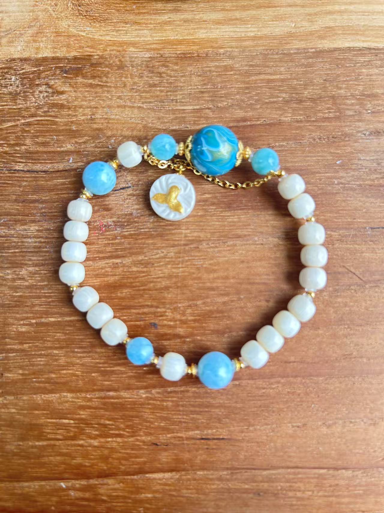 猛犸海洋主题单圈手串