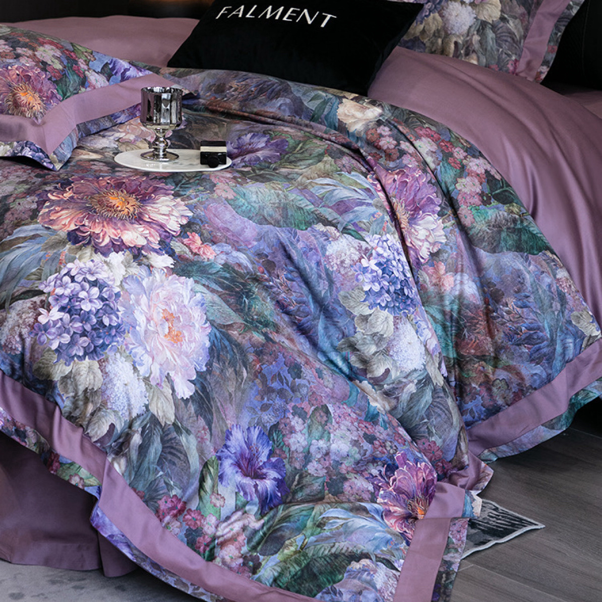 轻奢高端全棉数码印花四件套