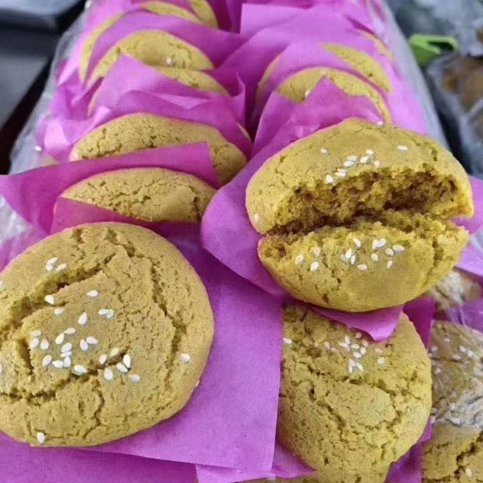 云南特产文山平坝荞酥传统老式糕点休闲零食老味道