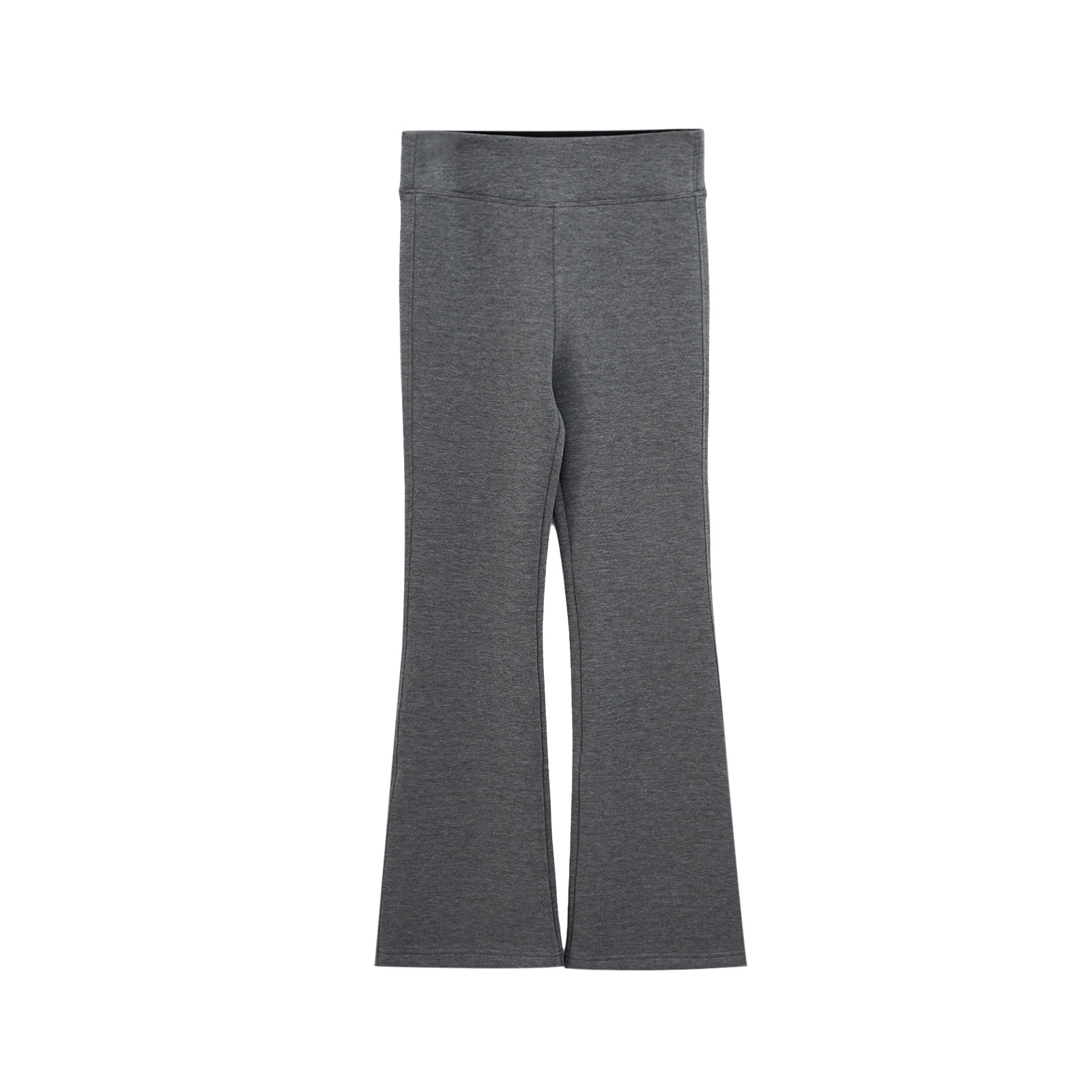 【上新】GGAHOLIDAY时尚修身喇叭裤瑜伽微喇叭灰弹力休闲裤-161106