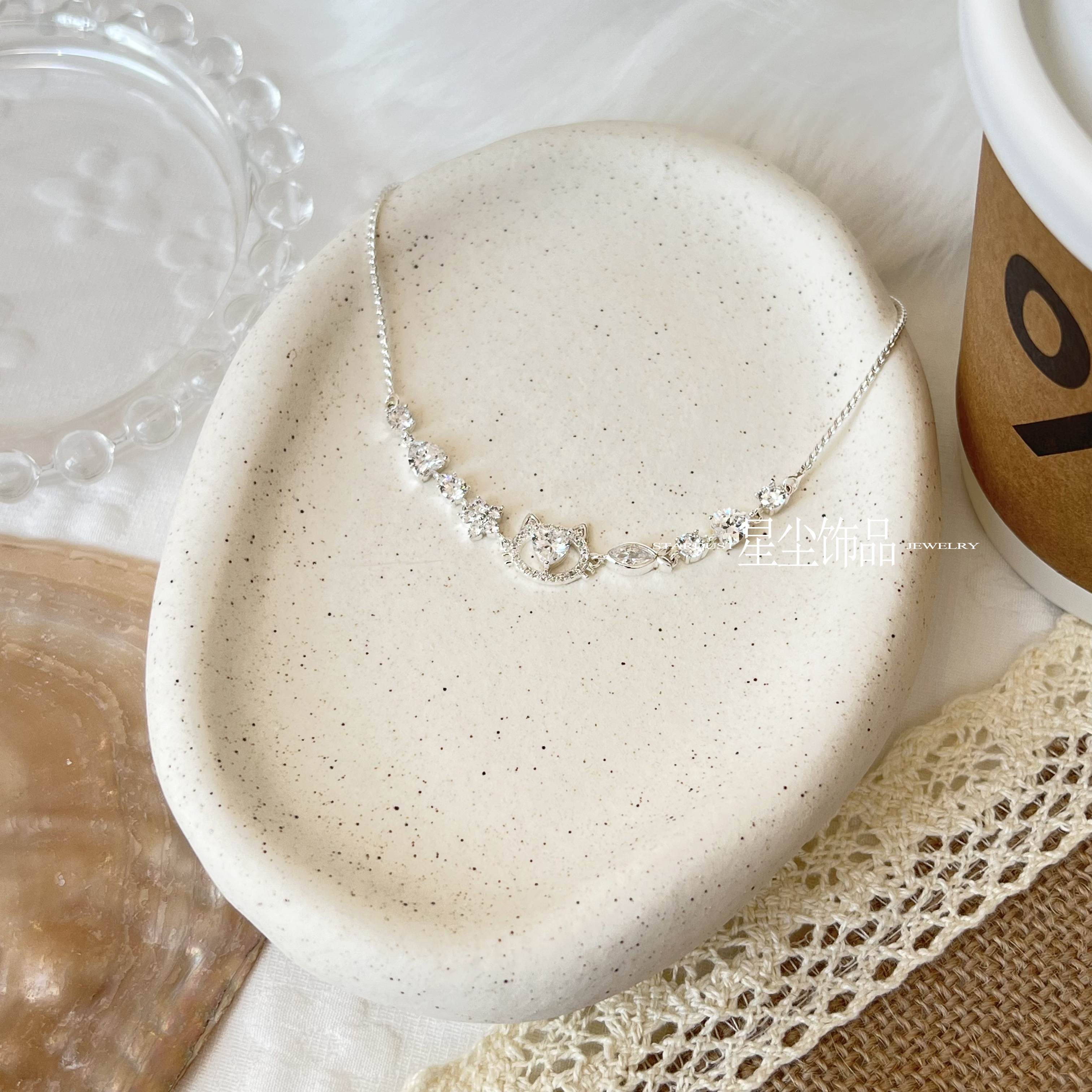 铜合金合成锆石手链 【冰糖喵喵】-GS004