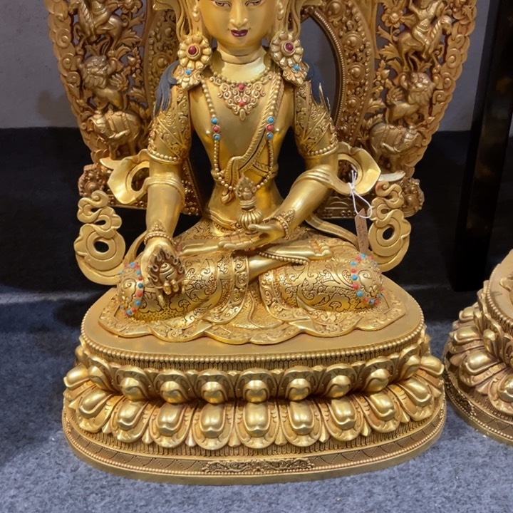 摆件菩****士铜摆件工艺品