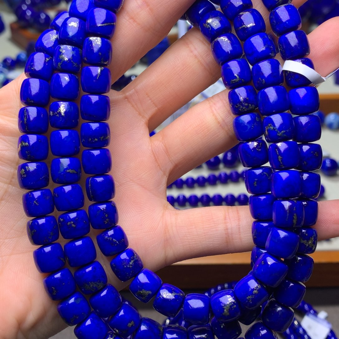 青金石手串未镶嵌9mm13278