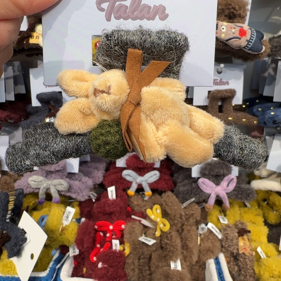 布艺铁合金兔子抓夹