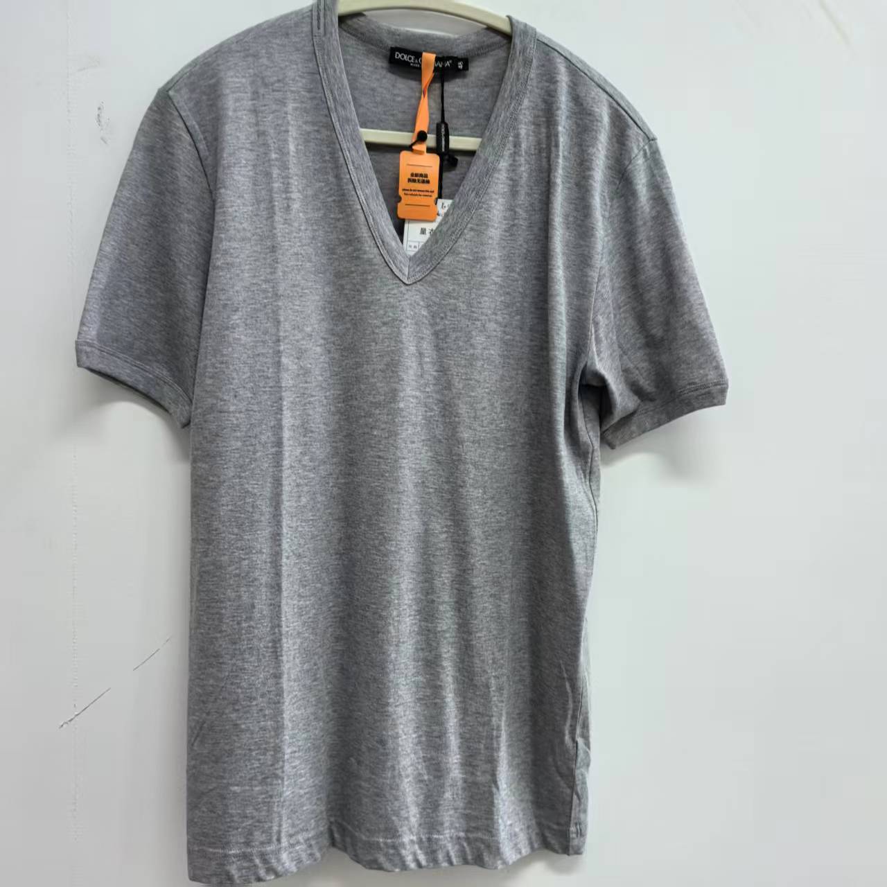 未使用 YSL/圣罗兰 DG 灰色短袖 43565