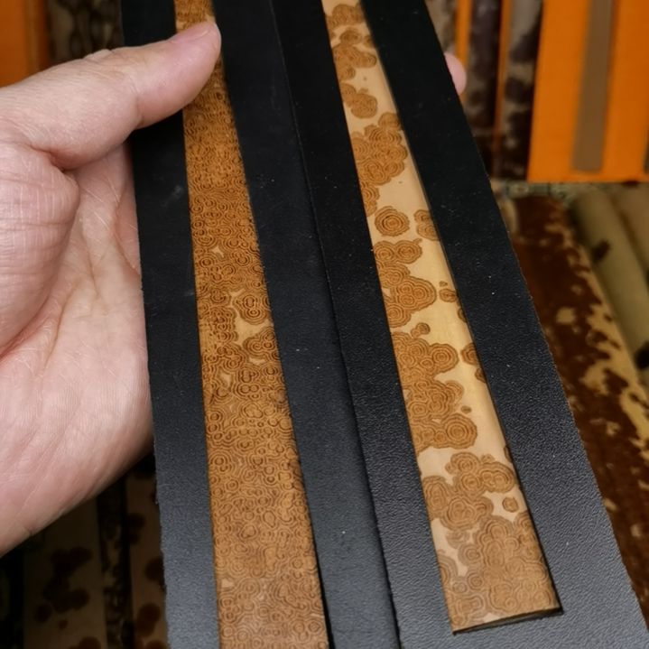 扇子绿春扇料一对