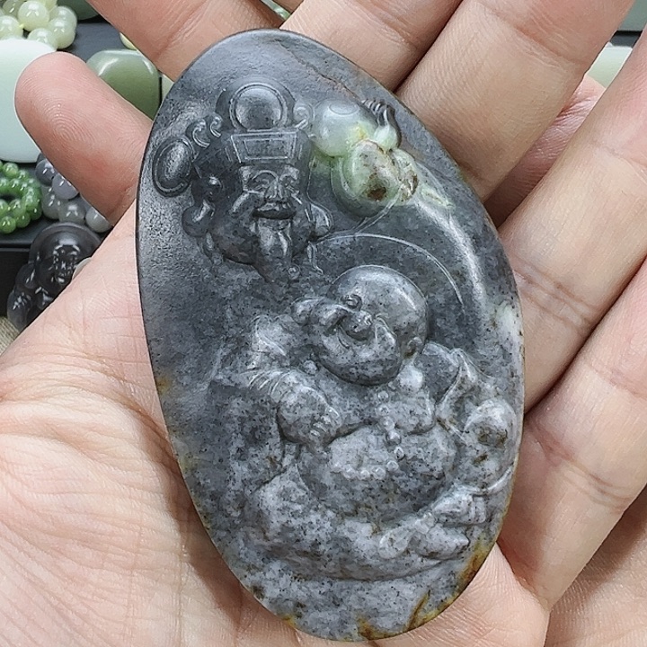 和田玉手把未镶嵌